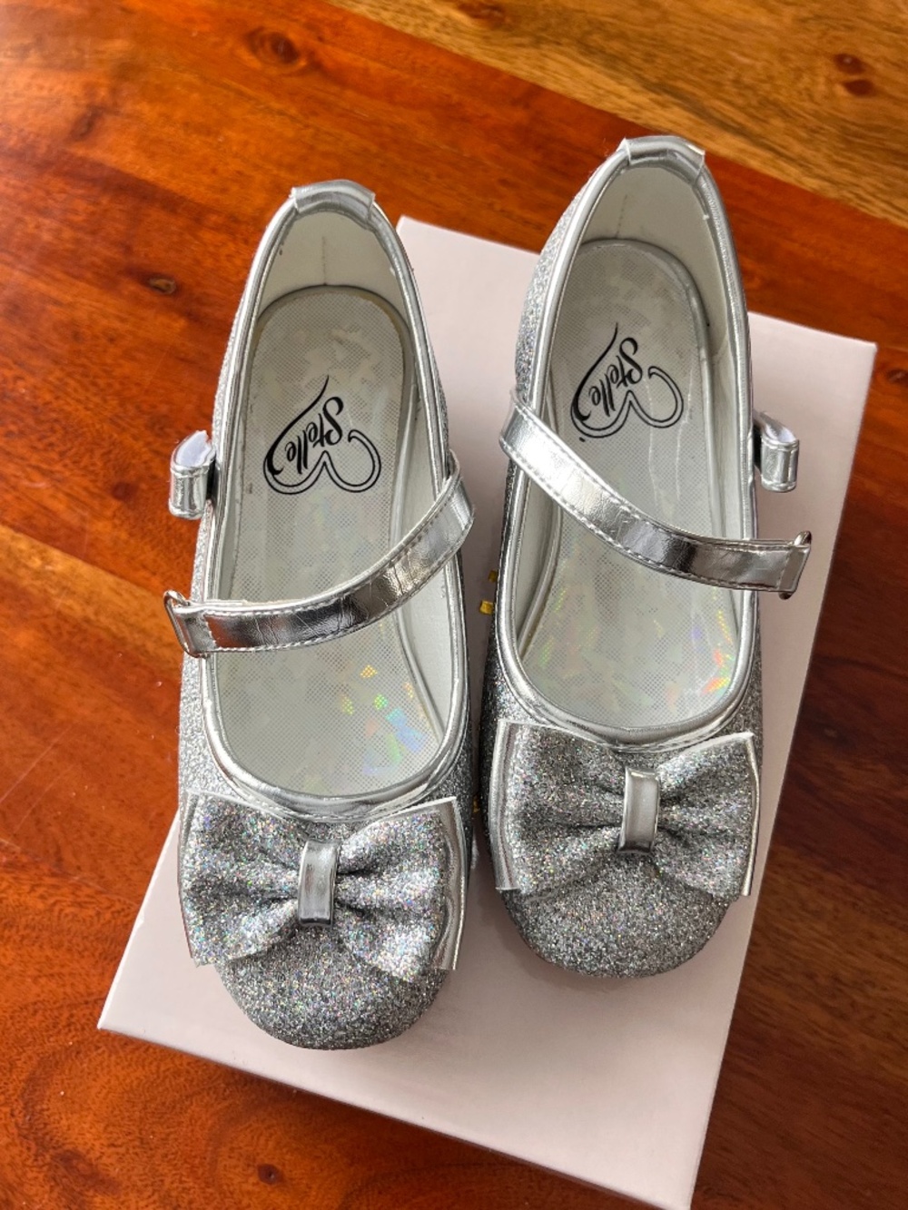 Stelle Girls Dress Shoes Glitter Princess Shoe